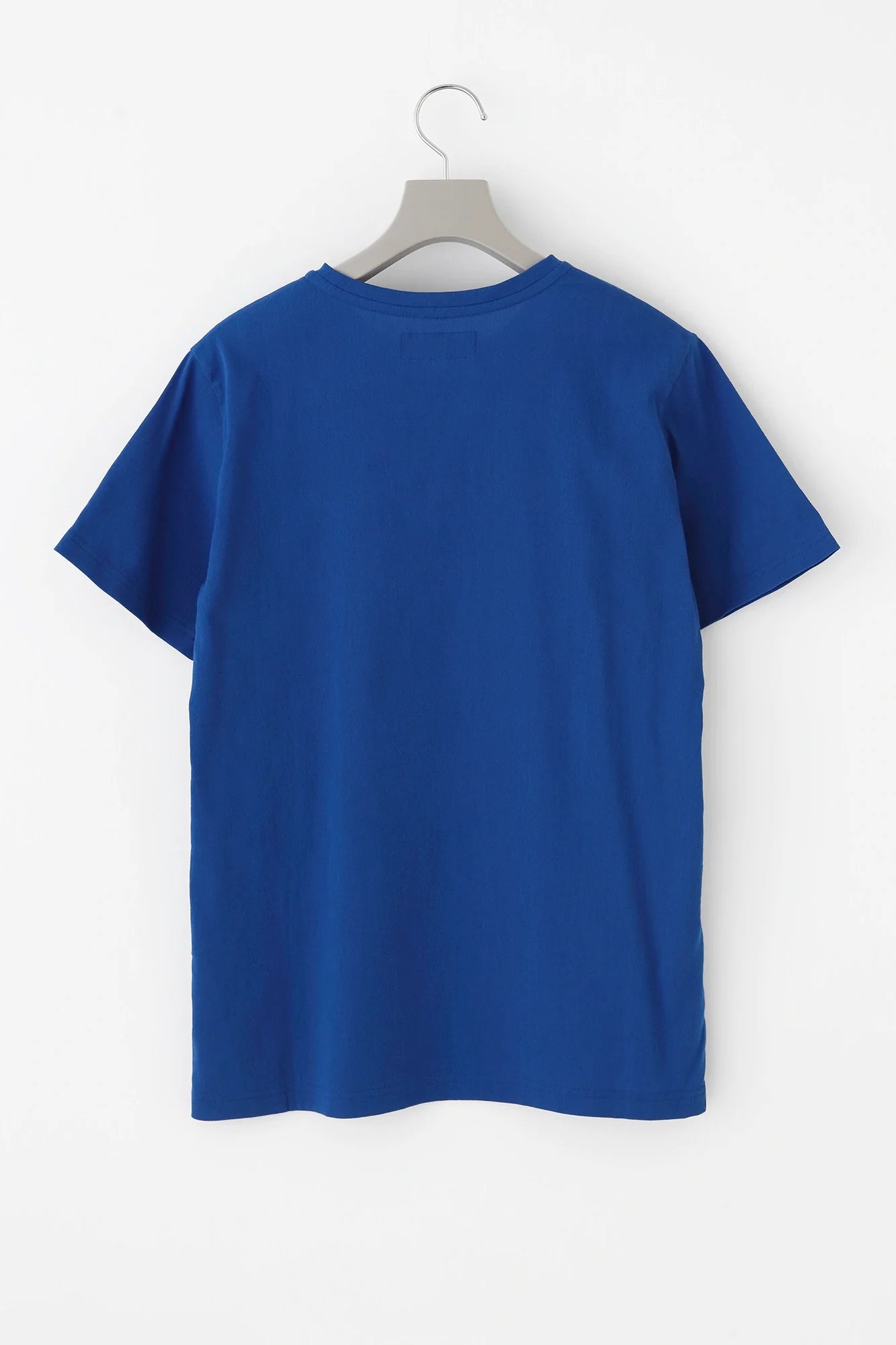 高島縮 40/40 半袖Tシャツ／ブルー
