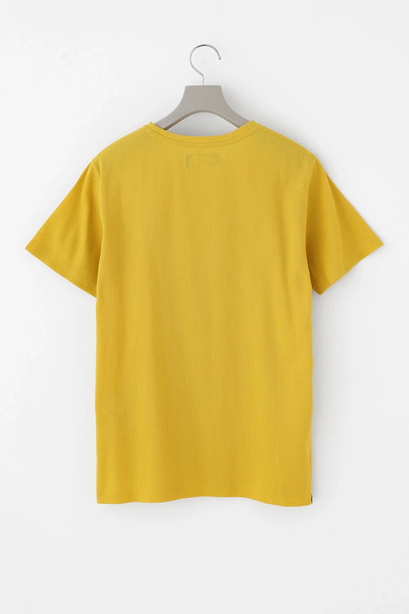 高島縮 40/40 半袖Tシャツ／イエロー