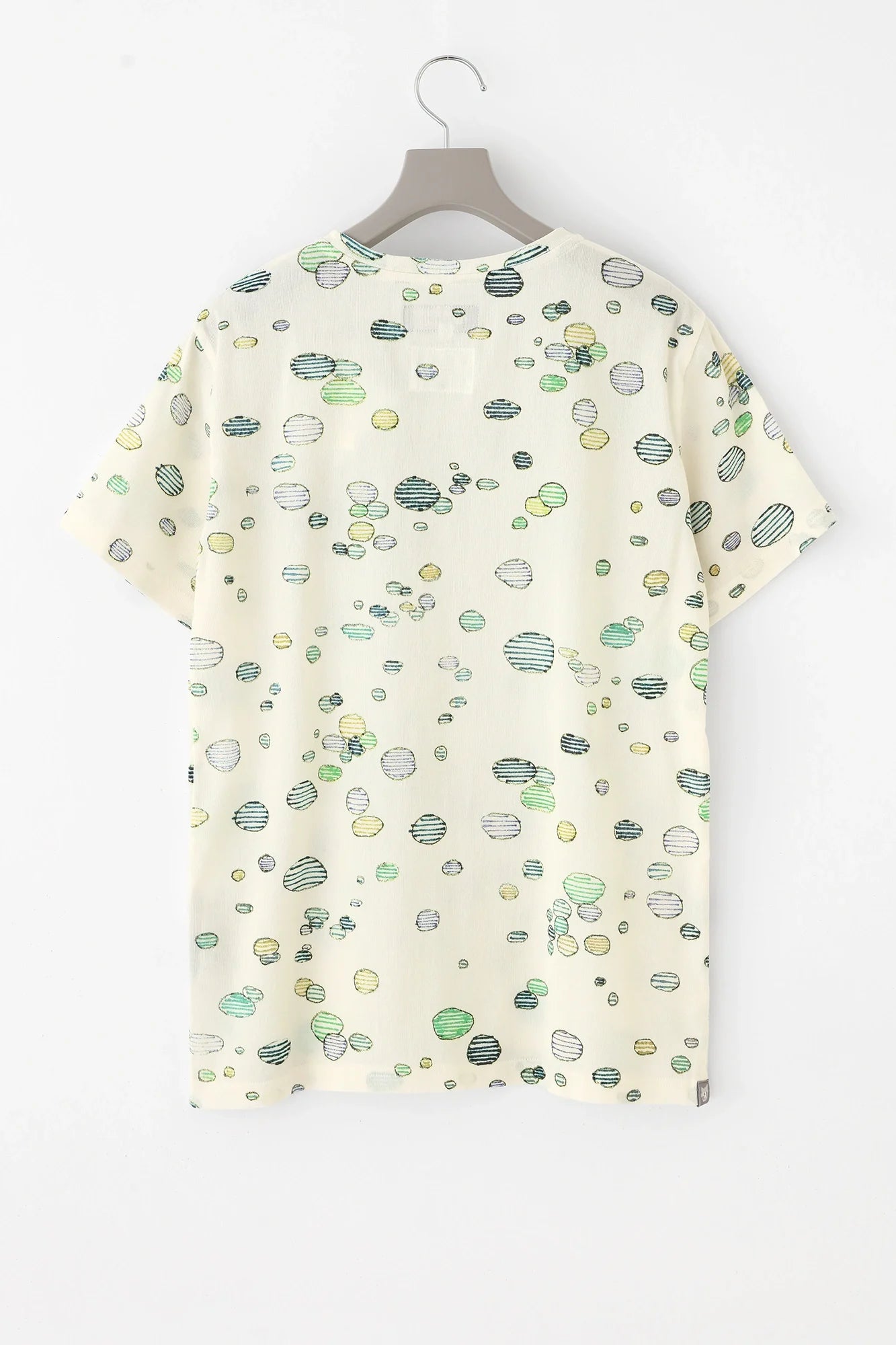 高島縮 40/40 半袖Tシャツ／炭酸水（たんさんすい）