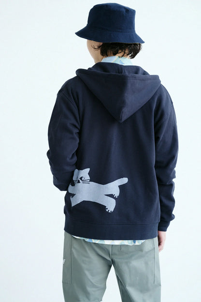 デポルターレ ZIP UP スウェットパーカー[9.7]／ダークネイビー