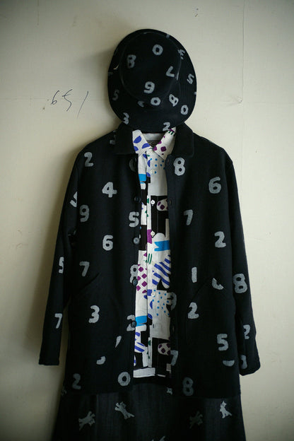 コーデュラ(R)コンバットウール 衿付きカーディガン／SO-SU-U ネイビー