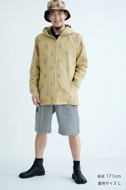 ヒッコリーデニム BIKEショーツ／インディゴ×SO-SU-U