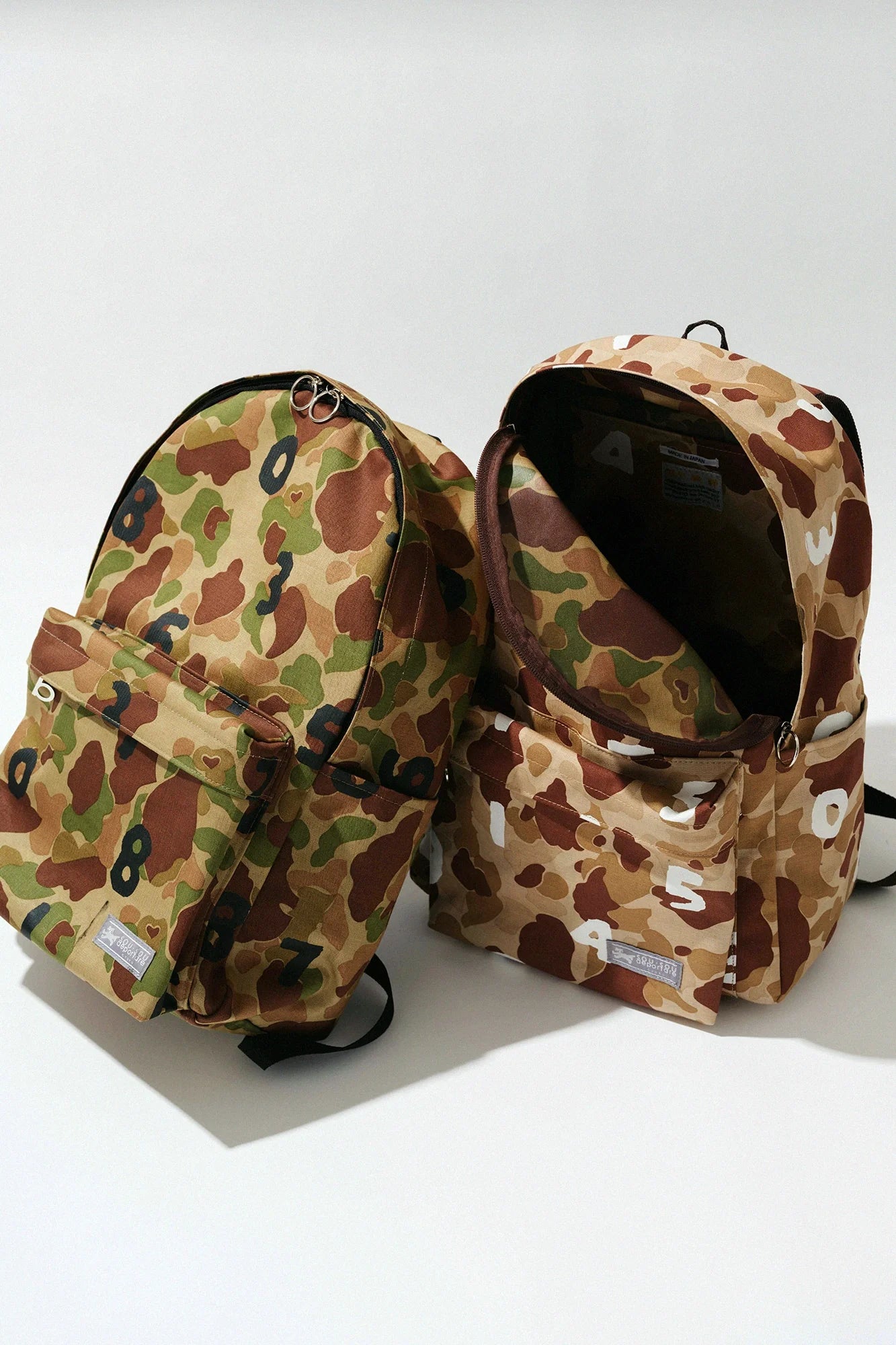 ダブルフェイス d. バックパック／duck hunter camo SO-SU-U ライトベージュ