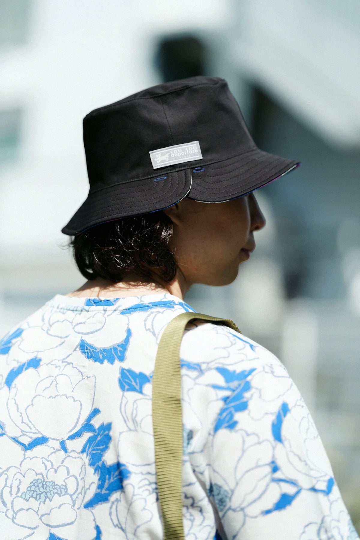 ストレッチツイル リバーシブル BIKE HAT／たがいちがい▲