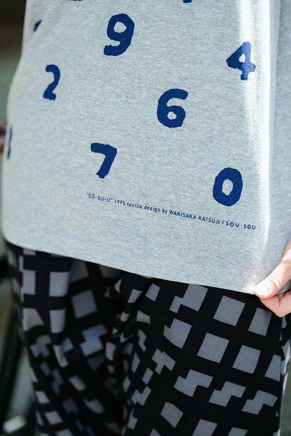 SO-SU-U 半袖Tシャツ[5.0]／ヘザーグレー
