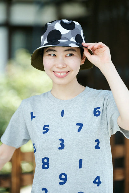 ストレッチツイル リバーシブル BIKE HAT／KPD Ombre グレー