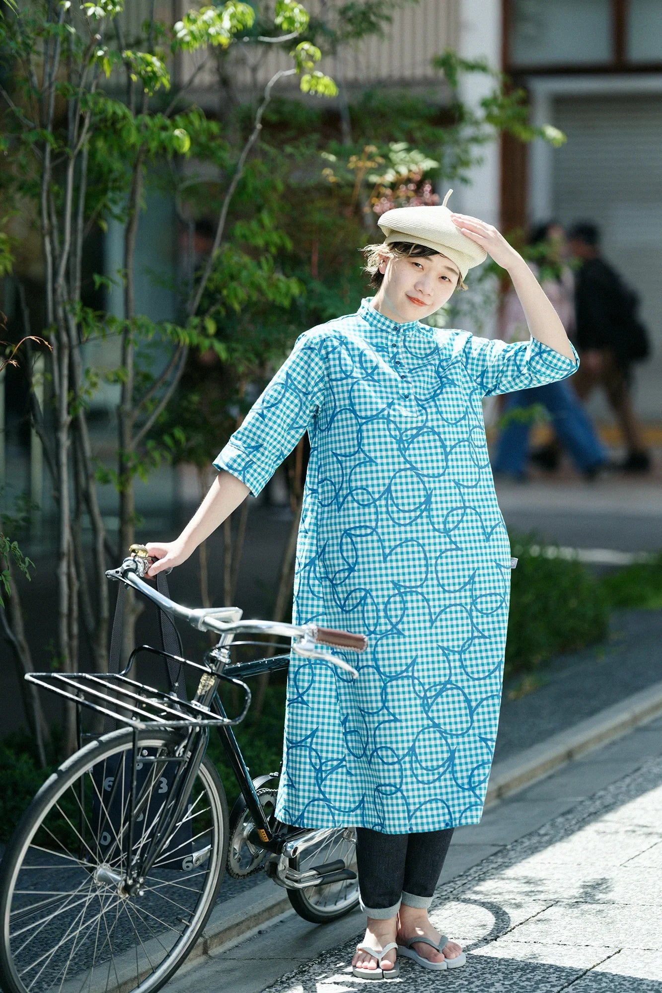 '身長：'162cm,'着用サイズ：'女M,左上
