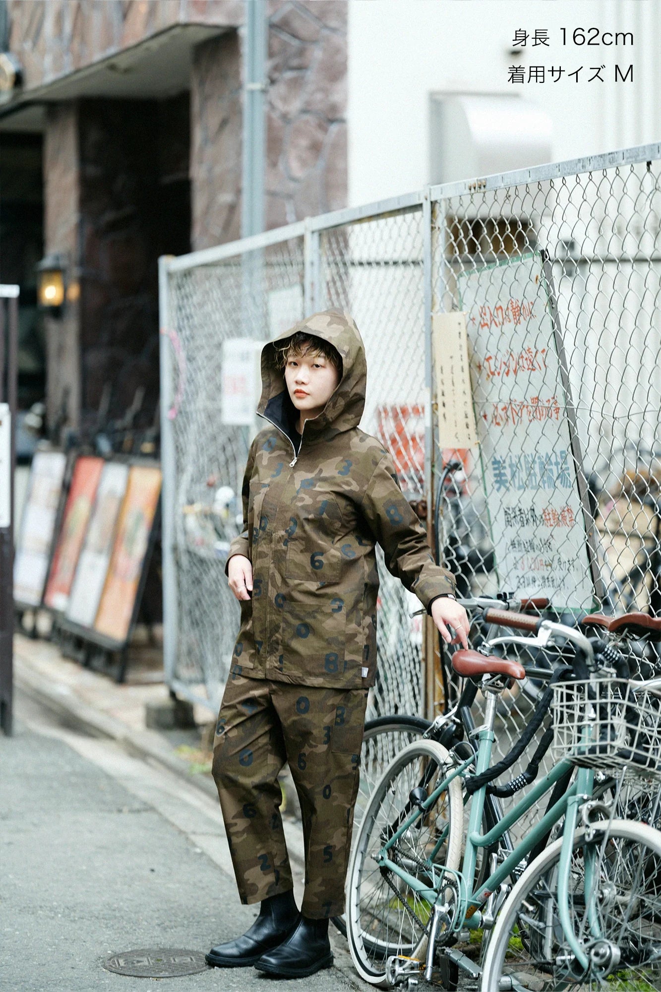ダンプルーフ BIKEすててこ／camo SO-SU-U ダークオリーブ